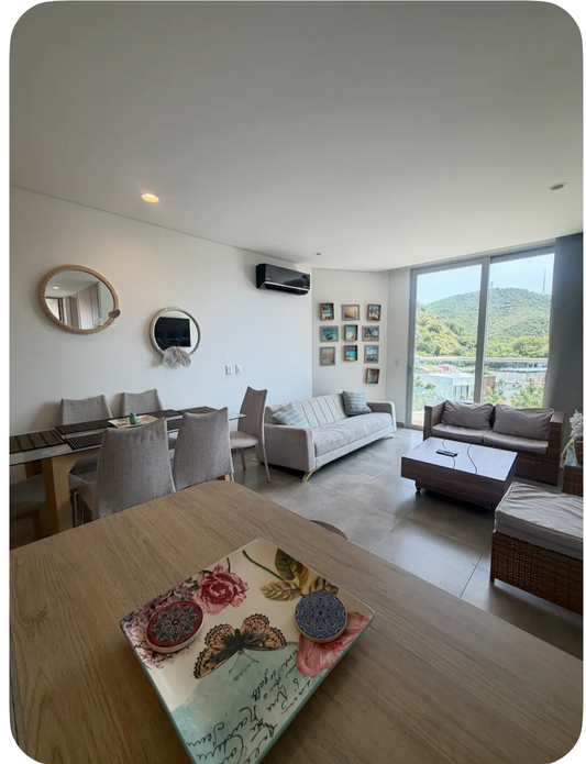 APARTAMENTO FRENTE AL MAR PARA 6 PERSONAS • SANTA MARTA🇨🇴