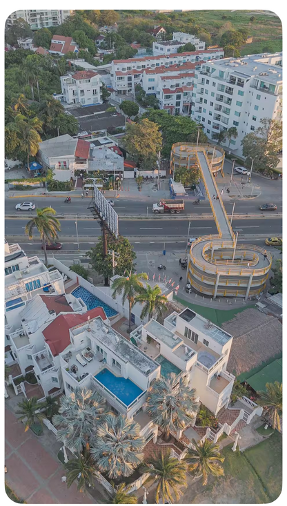 CASA VACACIONAL DE LUJO EN  CARTAGENA • PISCINA PRIVADA, JACUZZI Y VISTA AL MAR