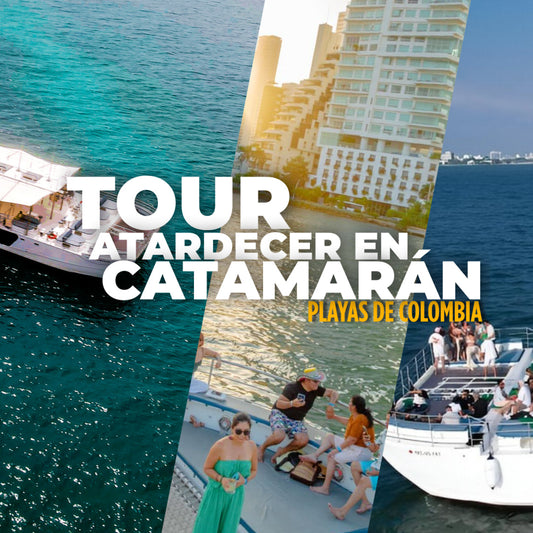 📍TOUR ATARDECER GOLD  CARTAGENA EN CATAMARÁN ✨🌅