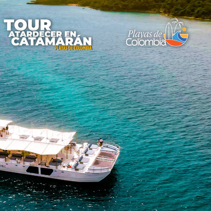 📍TOUR ATARDECER GOLD  CARTAGENA EN CATAMARÁN ✨🌅