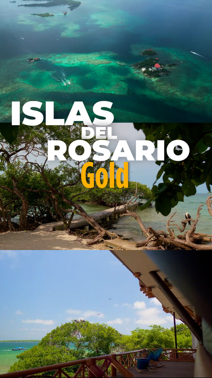 📍 TOUR ISLAS DEL ROSARIO GOLD CARTAGENA +OCEANARIO+ SNORKELING