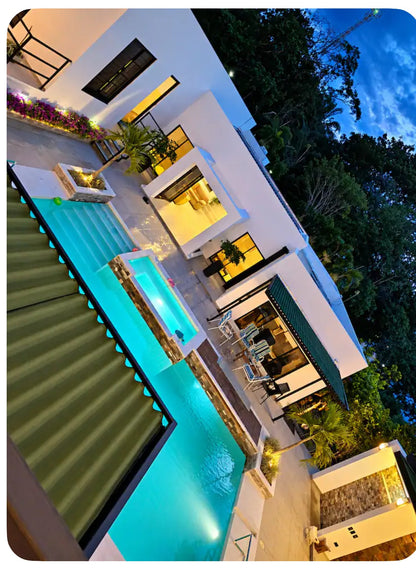 Espectacular Villa Moderna con Piscina Privada y Aire Acondicionado 🌴