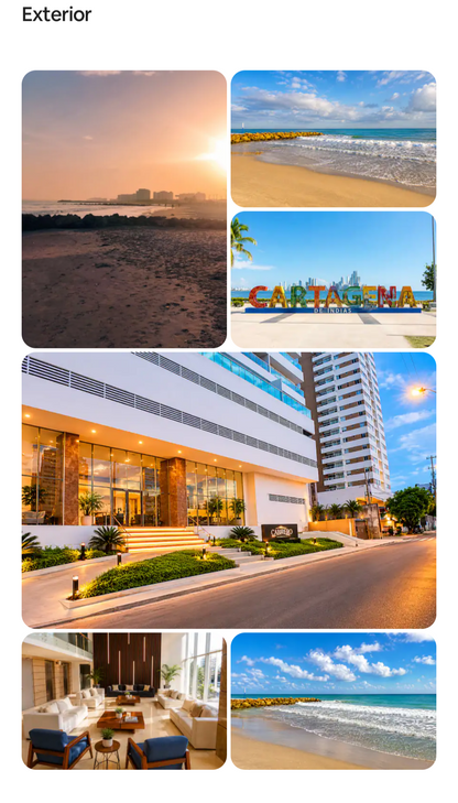 APARTAMENTO EN CARTAGENA PARA 12 PERSONAS FRENTE AL MAR 🇨🇴
