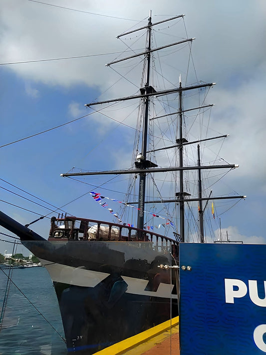 ATARDECER BARCO PIRATA EN CARTAGENA 🇨🇴