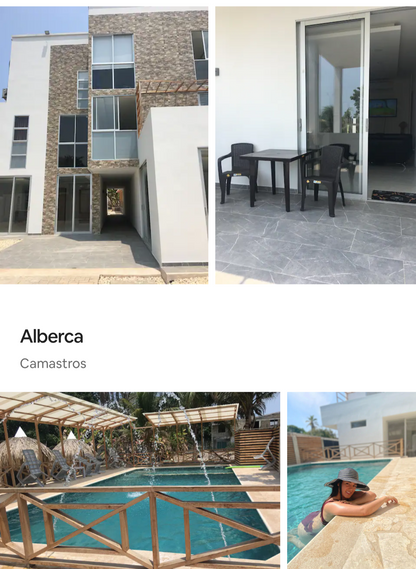 Casa Vacacional Relax Beach House Paraíso • Coveñas  Alojamiento para 6 personas  cerca del mar