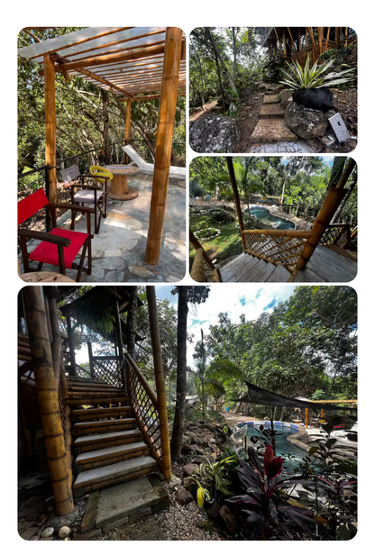Cabaña Privada de Guadua en la Naturaleza - Carmen de Apicalá