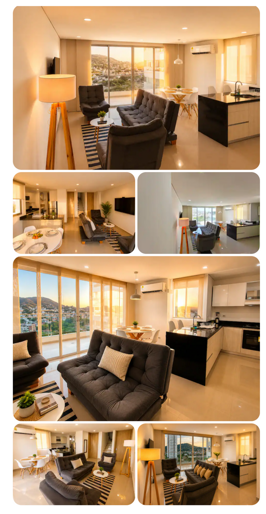APARTAMENTO EN CARTAGENA PARA 12 PERSONAS FRENTE AL MAR 🇨🇴