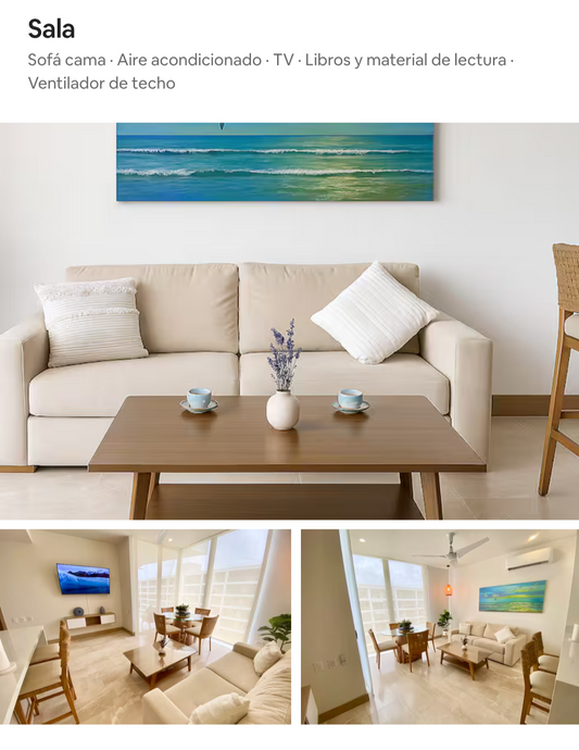 APARTAMENTO DE LUJO CARTAGENA • MANZANILLO 🇨🇴 3 o 4 PERSONAS